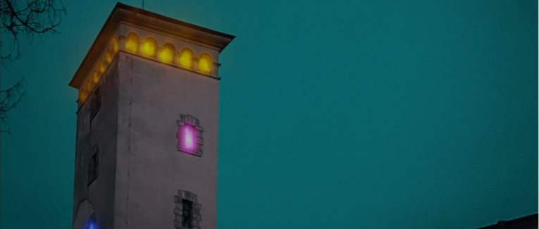 Abastract Music Light Tower