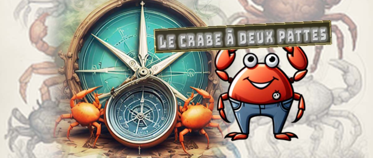 Le crabe à deux pattes