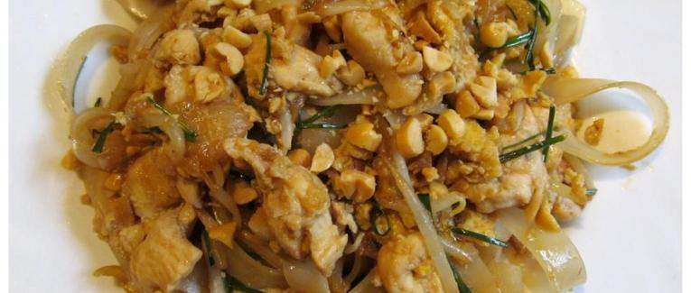 Pad Thaï au poulet