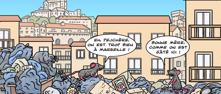 Marseille sous les ordures