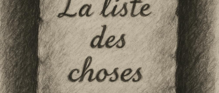 La liste des choses