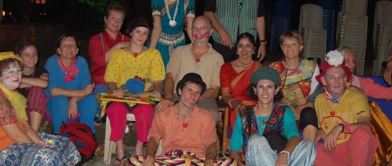 Un clown en Inde