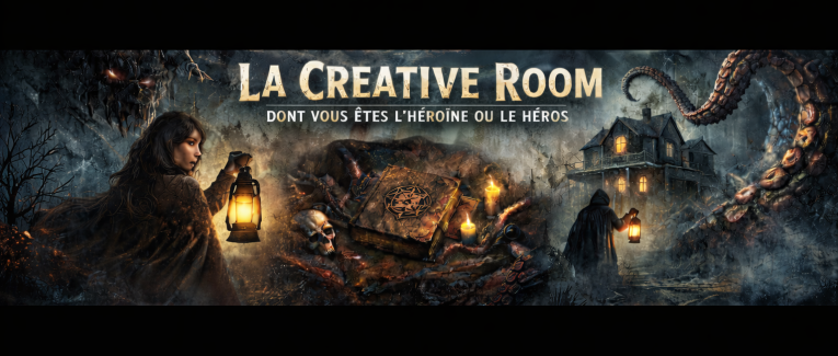 La Creative Room dont vous êtes l'héroïne ou le héros.