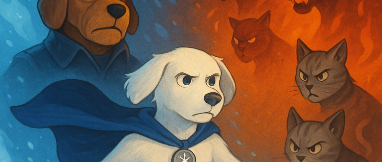 Falcon-Dog, super-chien aux pouvoirs de glace