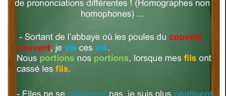 Textes avec une liste de mots.