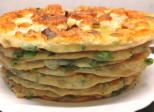 Pains frits aux oignons verts et persil - Recette en vidéo
