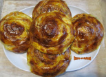 Escargots au fromage frais et aneth - Placinte invartite cu branza si marar