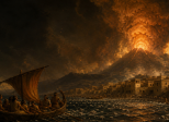 L'éruption de Santorin