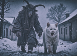 Krampus et le Jólakötturinn