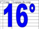 16° diagosudoku, avec la solution du quinzième 