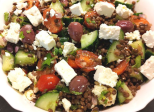 Salade de lentilles à la grecque - Recette en vidéo 