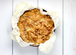 Tarte alsacienne à la rhubarbe