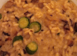 Risotto di zucchine e pancetta
