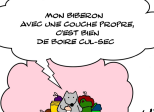 Bébé Raton et son biberon