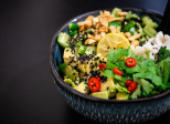 Salade sucrée-salée