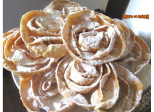 Beignets ultra croustillants en forme de fleurs de ma grand-mère