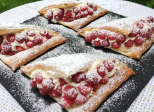 Feuilletés aux framboises et crème mascarpone - Recette en vidéo