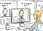 Je zoom, tu microsoft teams, il skype