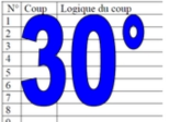 30° diagosudoku, avec la solution du vingt-neuvième 