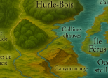 La carte du monde de Falcon-Dog