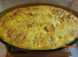 Gratin de pommes de terre, courgettes et tomates