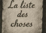La liste des choses