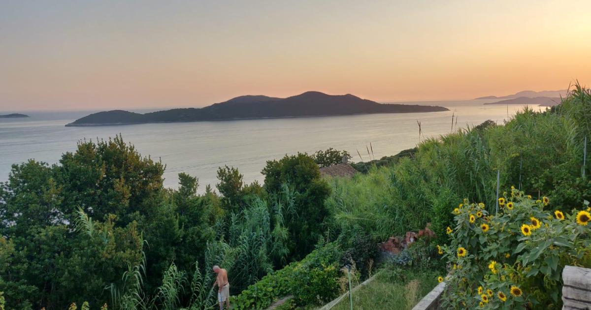 Coucher de soleil en Croatie