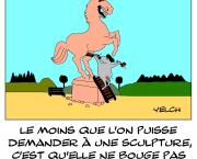 Le moins que l'on puisse demander à une sculpture , c'est qu'elle ne bouge pas ( Salvador Dali )