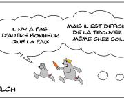 Le rat qui cherchait la paix et avait du mal à la trouver