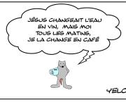 Changer l'eau en café 