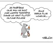 Lampe tempête dans le vent