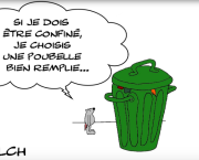 RAT CONFINEMENT ET POUBELLE