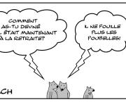 Retraité des fouilles