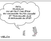 Bébé raton et les vacances d'été