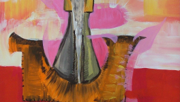 Peintures au fil du temps - La fontaine rouge - 1999