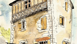 Maison à colombages - Grignols en Dordogne