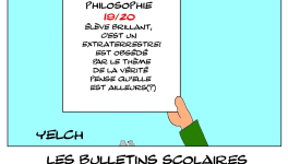 les bulletins scolaires de Fox Mulder : philosophie 