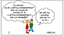 Appauvrissement de la langue et de la pensée