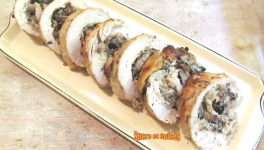 Poitrine de dinde farcie aux champignons et au fromage