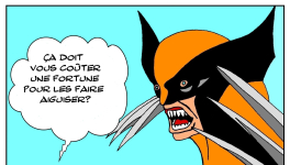 Wolverine , le rat et le rémouleur