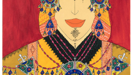 Femme parée