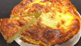 Tarte gratinée au fromage frais et à la pâte filo - Recette en vidéo