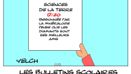 les bulletins scolaires de Marilyn Monroe: sciences de la terre