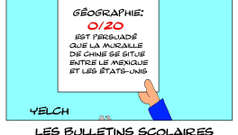 bulletins scolaires de donald trump : géographie