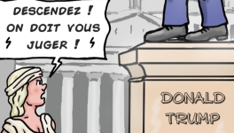 Trump sur son piédestal