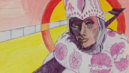 L'arlequine - jeux d'ombre et de lumière - 1986