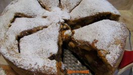 Tourte aux pommes façon strudel à la pâte brisée sucrée