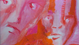 Double face - peinture au fil du temps - 1992