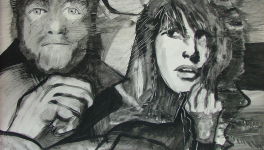 Peintures au fil du temps : 1985-2019 - Entre les lignes - 1995