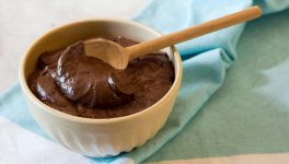 Mousse au chocolat aux fèves de cacao
